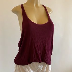 (NEW) Woman’s Victoria’s Secret Maroon Tank Top